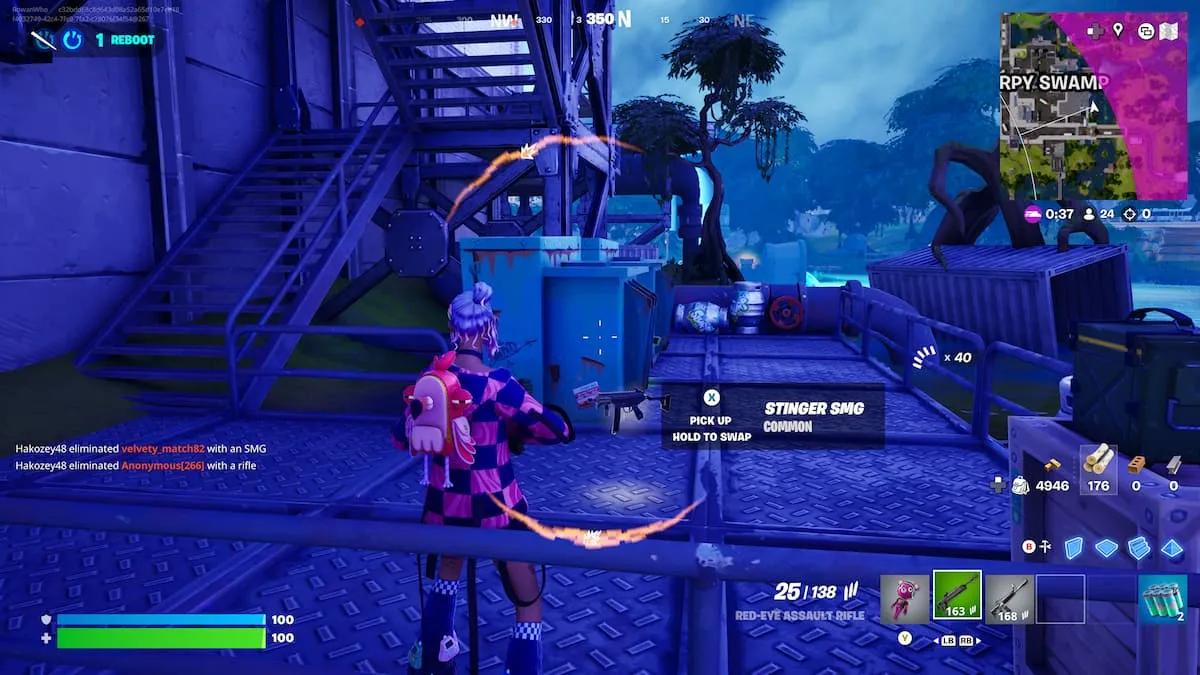 Inventario de armas clásicas disponibles en Fortnite Recargar