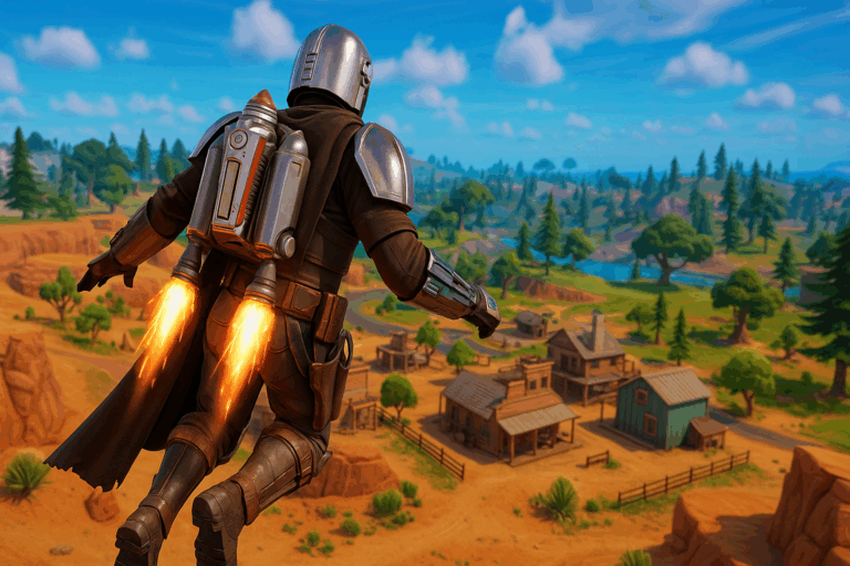 Jetpack Mandaloriano en Fortnite