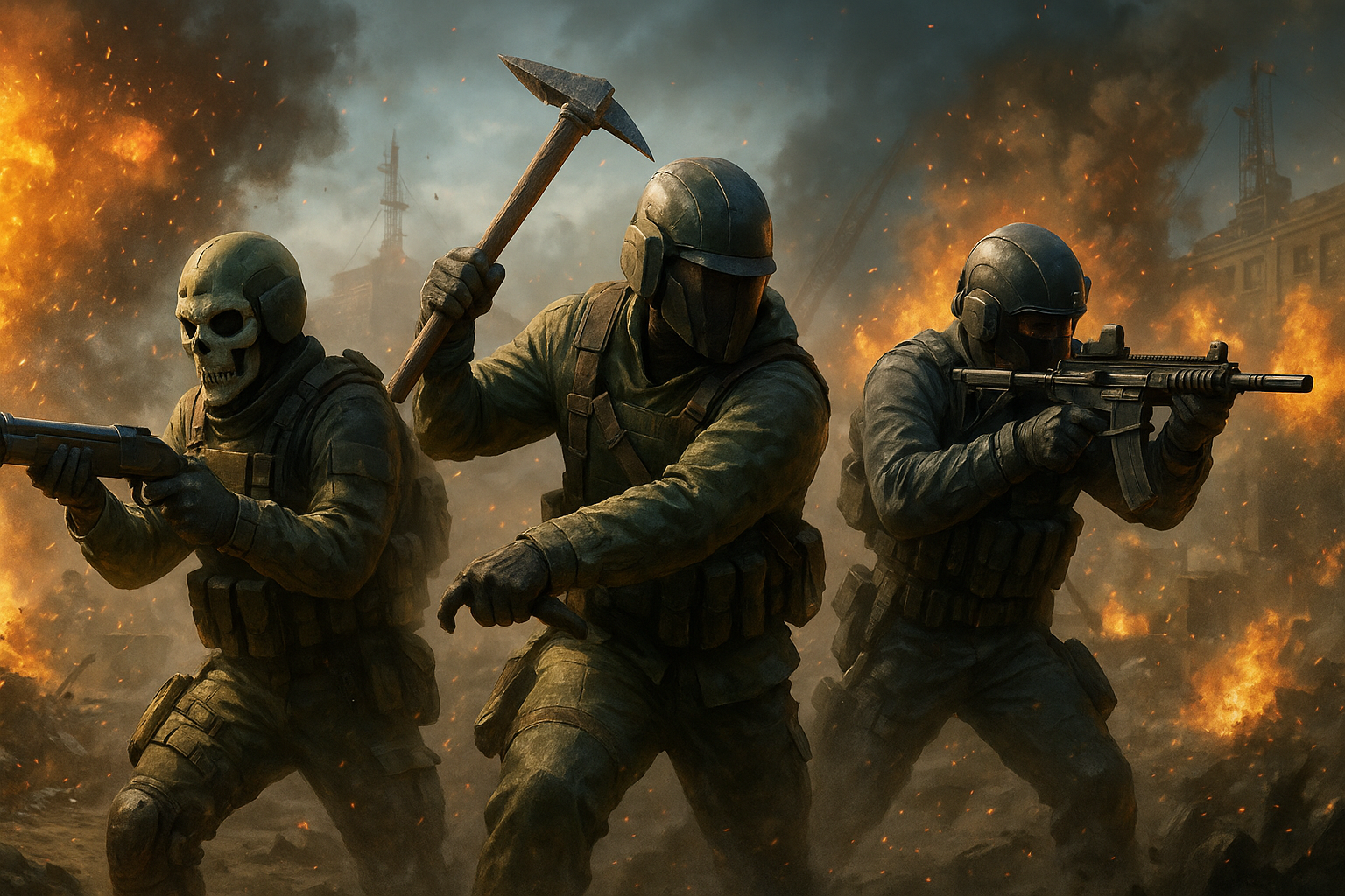 Soldados de Warzone con nuevas armas en Rebirth Island durante la temporada 4 Reloaded