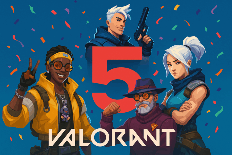 Recompensas 5 años VALORANT