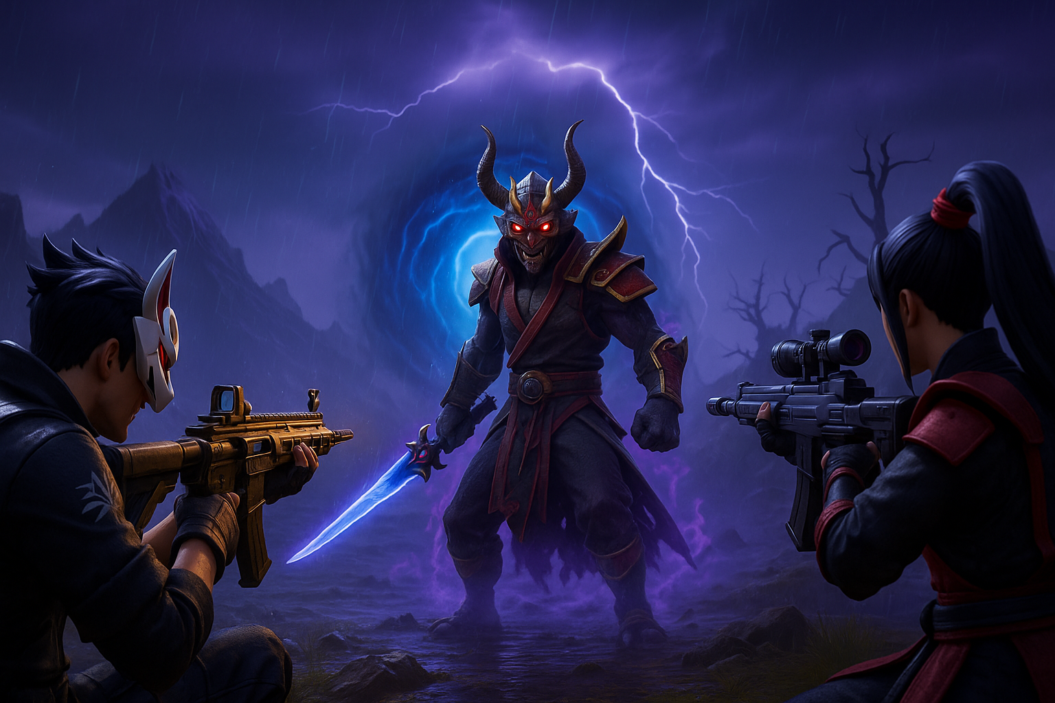 Pelea contra demonio en Fortnite Capítulo 6 Temporada 3