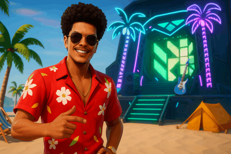 Bruno Mars llega a Fortnite