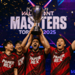 Paper Rex levantando el trofeo en Masters Toronto 2025