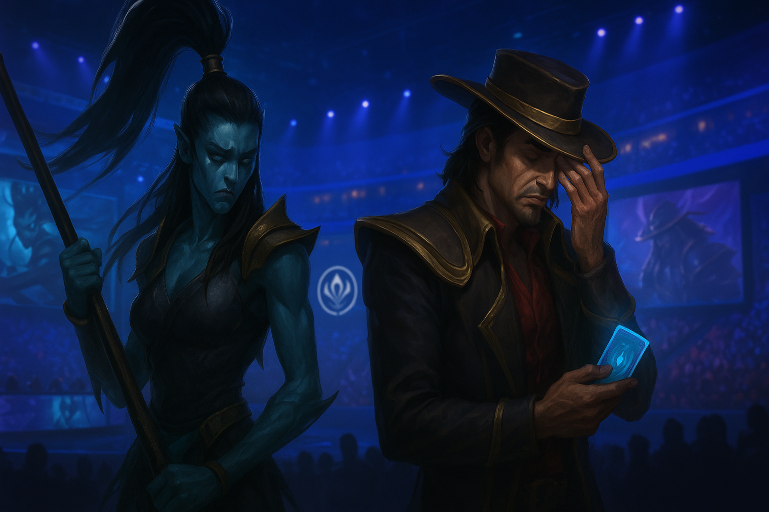 Kalista y Twisted Fate derrotados en el MSI 2025 de League of Legends, en un escenario competitivo internacional