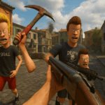 Beavis y Butt-Head armados en un mapa de Call of Duty