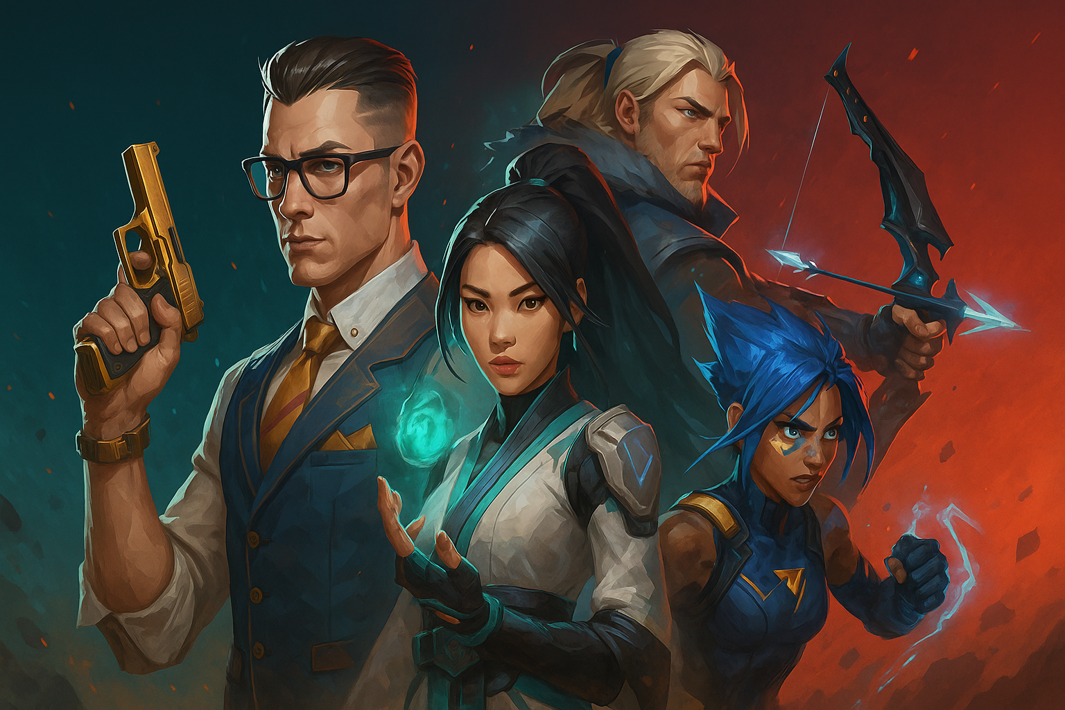 Notas del parche 11.04 de VALORANT con cambios a agentes y mapas en un entorno competitivo de e-sports.