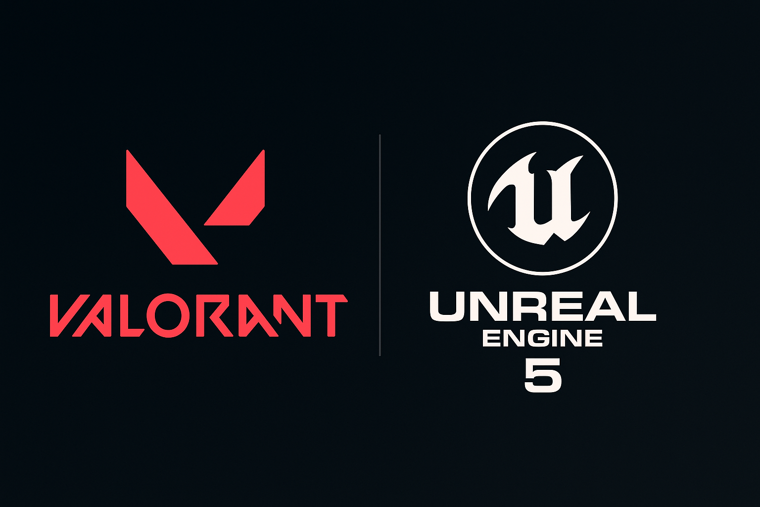 Gráfico promocional de VALORANT anunciando la actualización a Unreal Engine 5