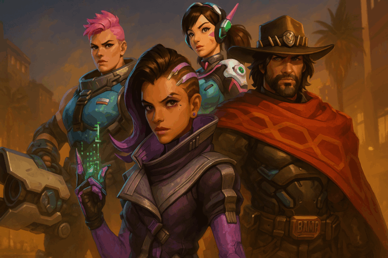 Héroes más baneados Overwatch