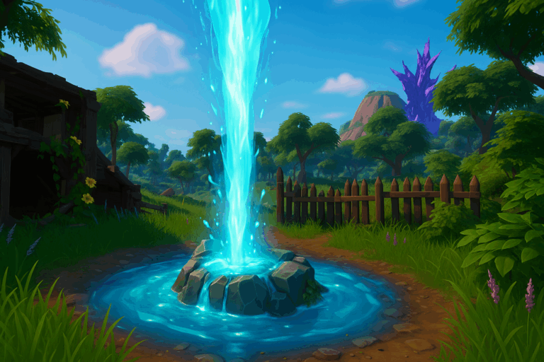Géiseres Slurp en Fortnite
