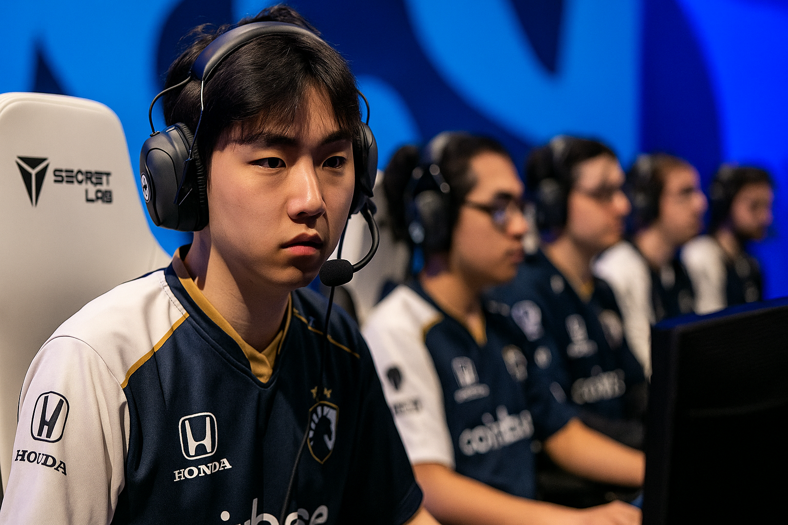 Jugadores de Team Liquid concentrados en partida de League of Legends