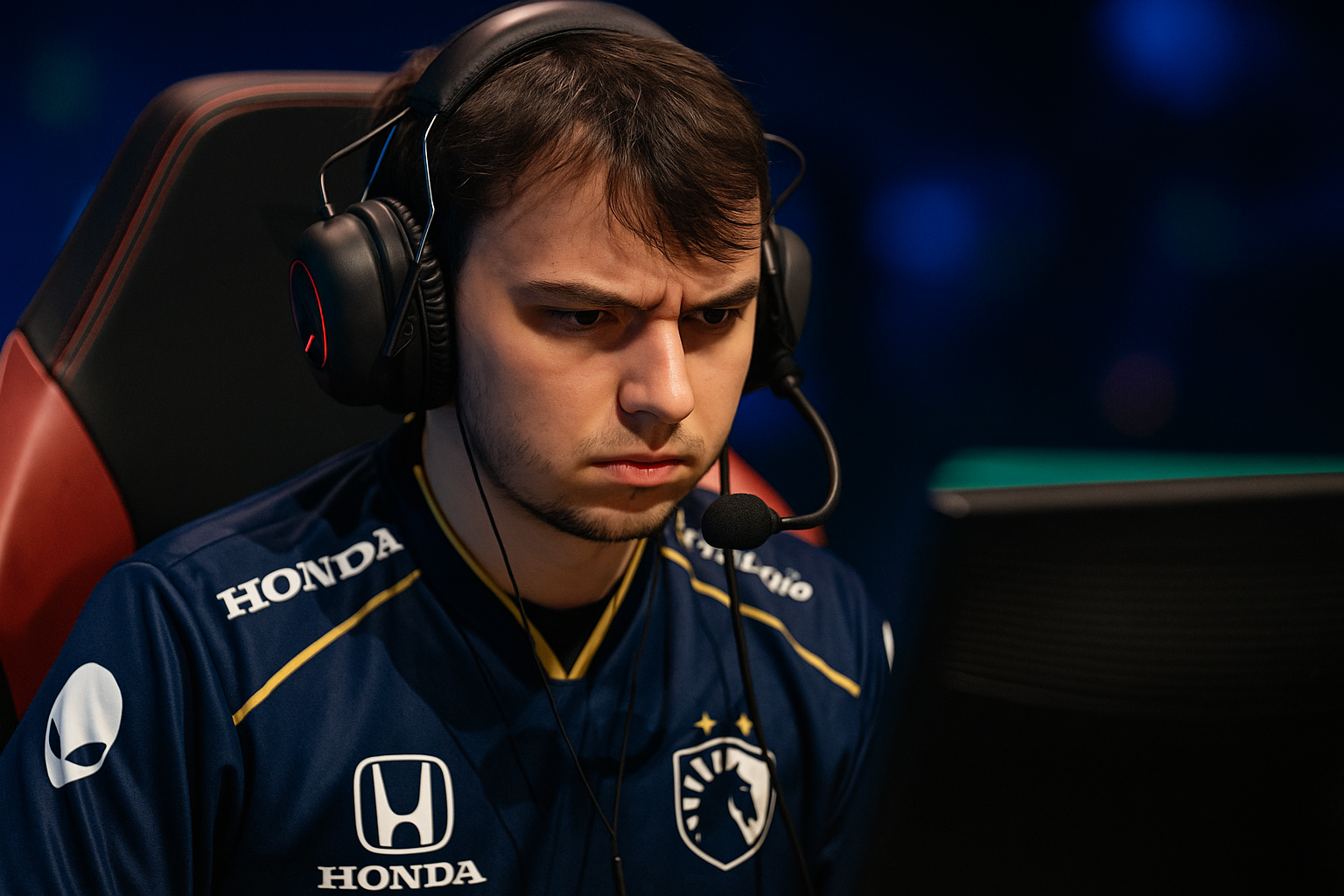 nAts concentrado jugando con la camiseta de Team Liquid en un partido oficial de VALORANT en VCT.