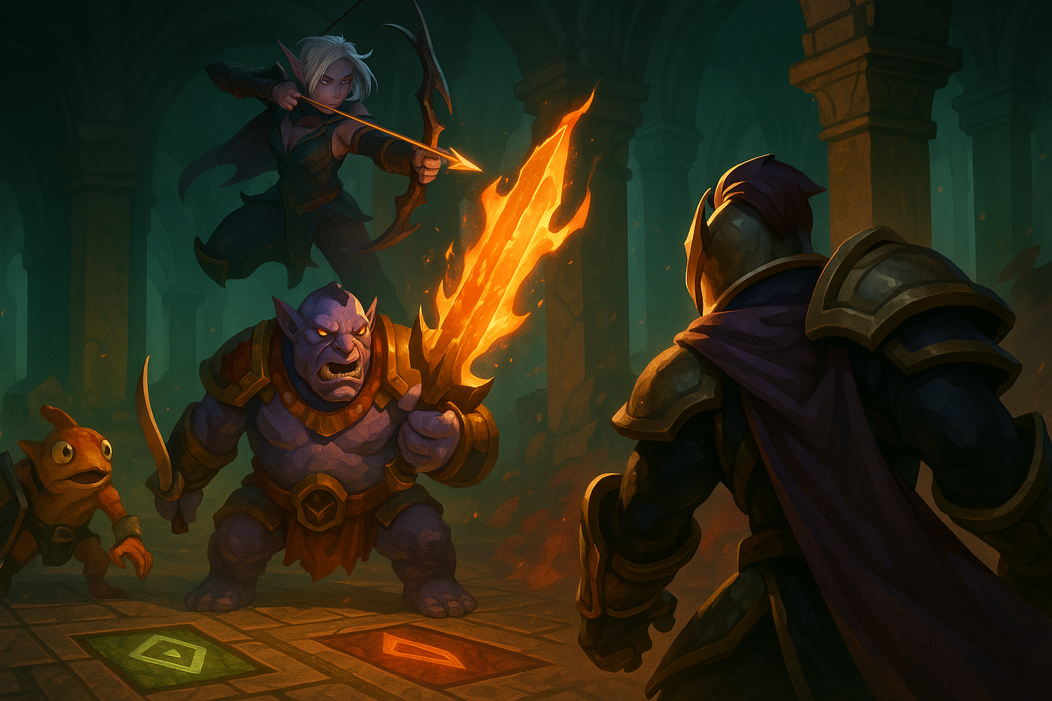 Héroes de Dota 2 en combate intenso, representando a Yakutou Brothers rumbo al TI14