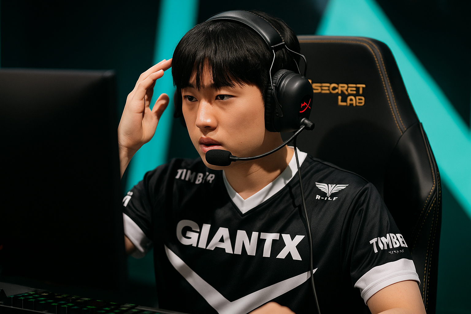 Noah de GiantX concentrado en partida de LEC 2025, criticando el formato del torneo