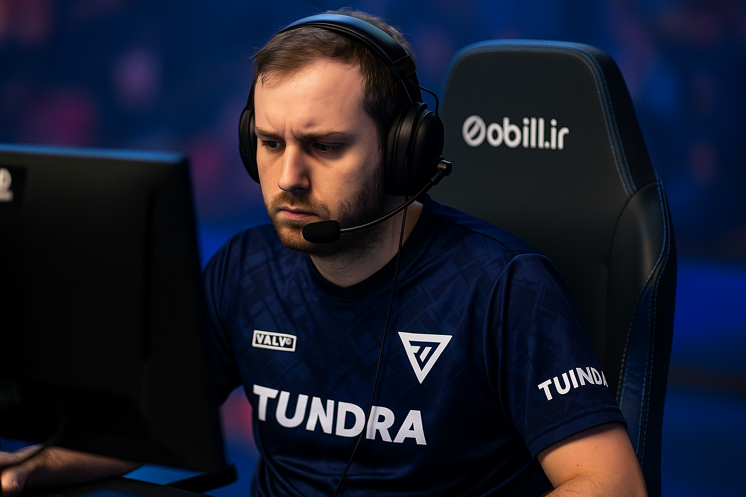 Jugador de Tundra Esports concentrado rumbo a TI14 en Dota 2