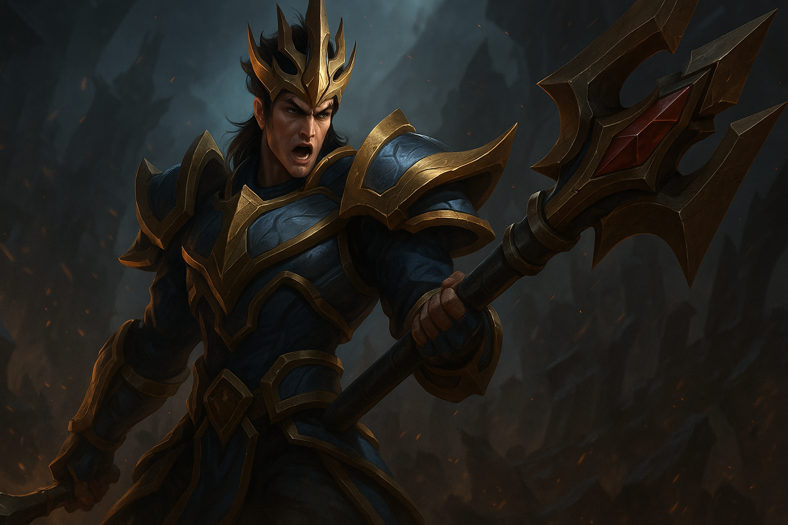 Jarvan IV de League of Legends listo para la batalla en Worlds 2025