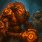 Earthshaker imponente con su totem ardiente superando a Pudge en Dota 2, simbolizando su nuevo reinado como el héroe más popular.