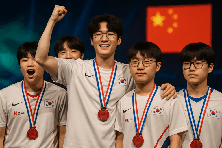 Corea del Sur arrasa China