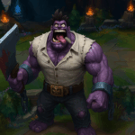 Dr. Mundo en la jungla de League of Legends durante Worlds 2025, mostrando su fuerza y estilo clásico del juego.