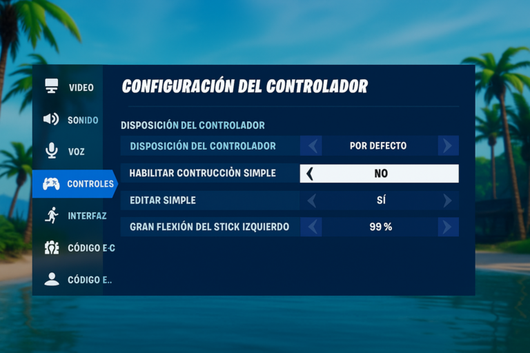Desactivar Simple Build Fortnite