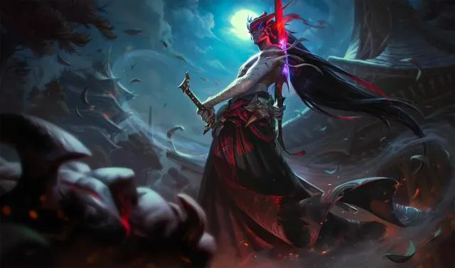 Yone con su máscara espiritual en League of Legends
