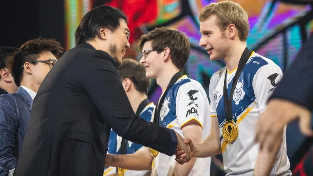 Jankos durante las semifinales del Mid-Season Invitational 2019 de League of Legends en el Taipei Heping Basketball Gymnasium el 19 de mayo de 2019 en Taipéi, Taipéi Chino.