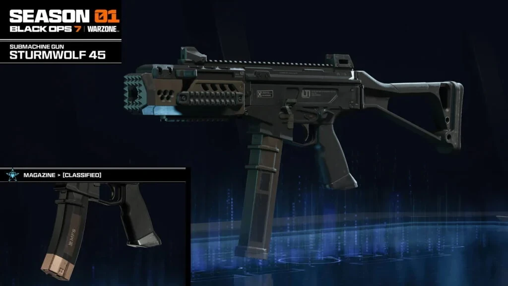 Cargador de Accesorio de Prestigio de la Sturmwolf 45 en Black Ops 7 y Warzone