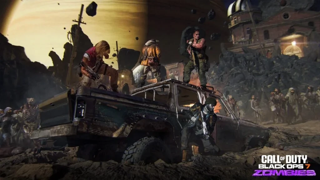 Operators on Astra Malorum map in Black Ops 7 Zombies