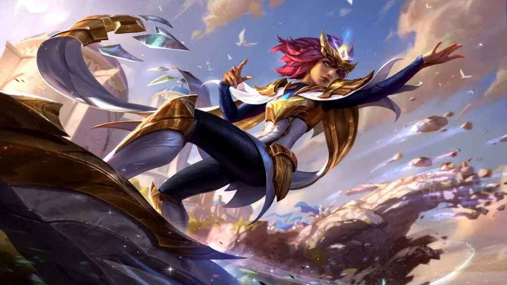 Imagen que muestra la skin Durand’s Legacy de Taliyah en League of Legends.