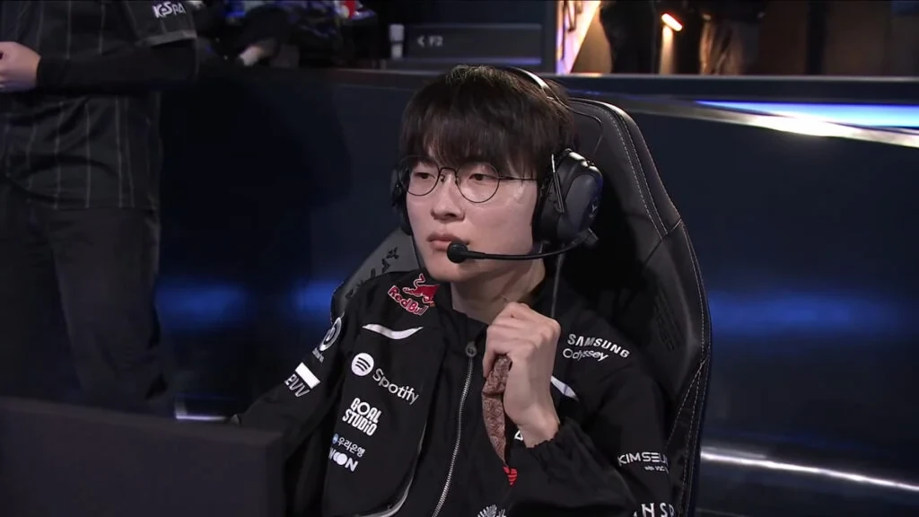 Imagen que muestra a Faker en el LCK Season Opening 2026.