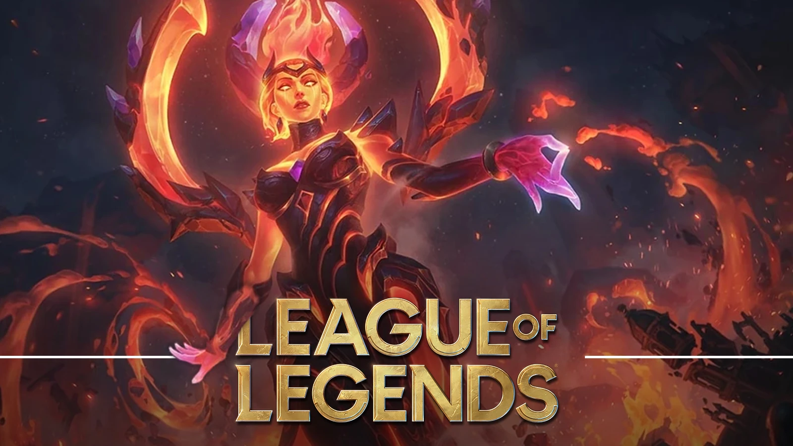 Arte splash de Karma Infernal para League of Legends Parche 14.11