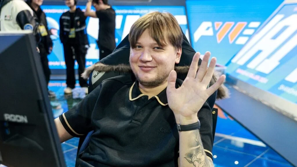 s1mple presente en el Perfect World CS2 Shanghai Major.