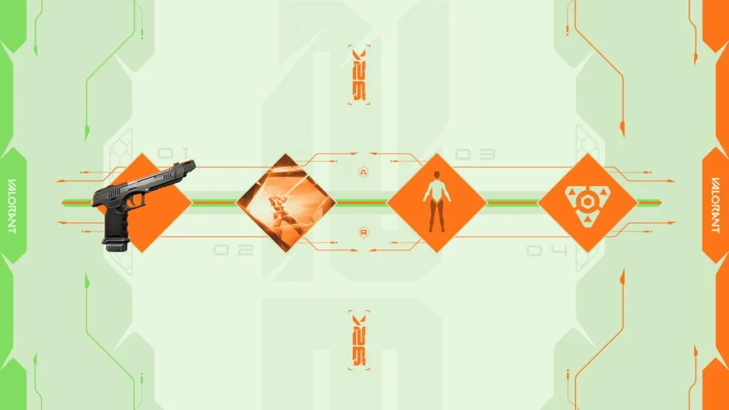 Gráfica de desafíos Alpha vs Omega en VALORANT