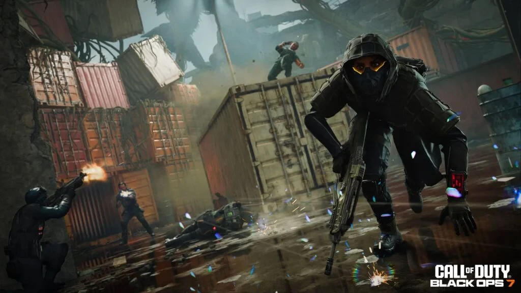 Operadores con traje negro en Black Ops 7 Temporada 2