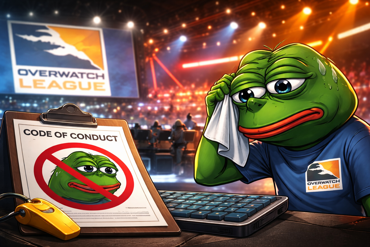 Moderación de esports en Overwatch League con chat de stream y emotes en pantalla