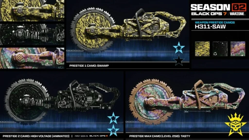 Camos de la H311-SAW en BO7