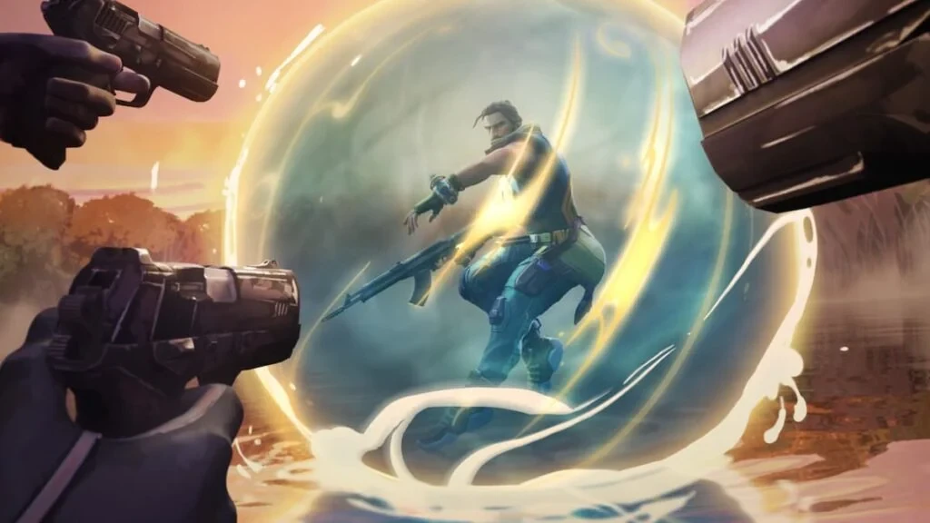 Harbor protegiéndose dentro de su Cove, VALORANT