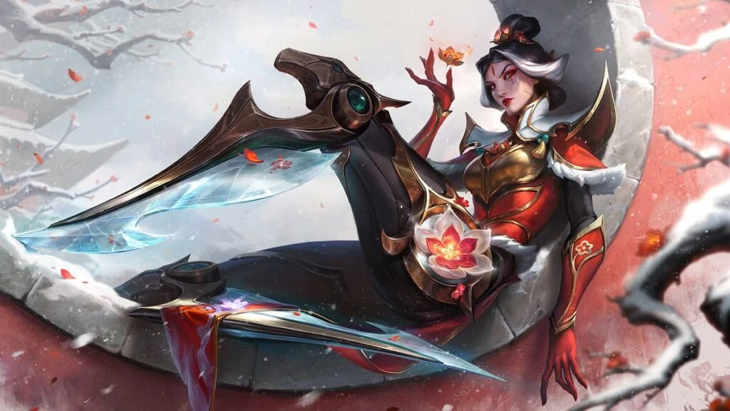 Imagen mostrando a Camille Petals of Spring en League of Legends.