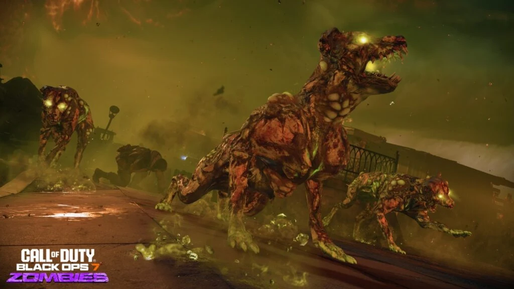 Rad-Hound en el mapa Paradox Junction de Black Ops 7 Zombies