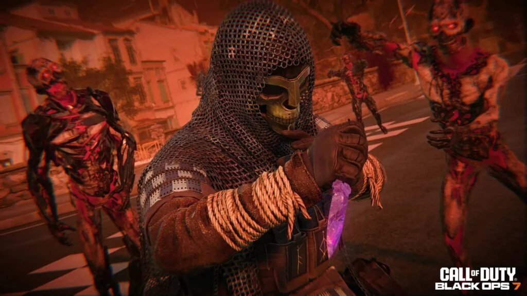 Operador equipado con la Aether Blade en BO7 Endgame