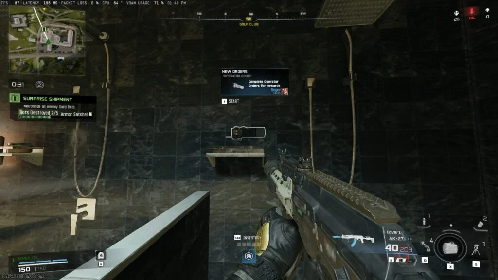 Un teléfono sonando en Golf Club para desbloquear la camo Bogey en Black Ops Royale