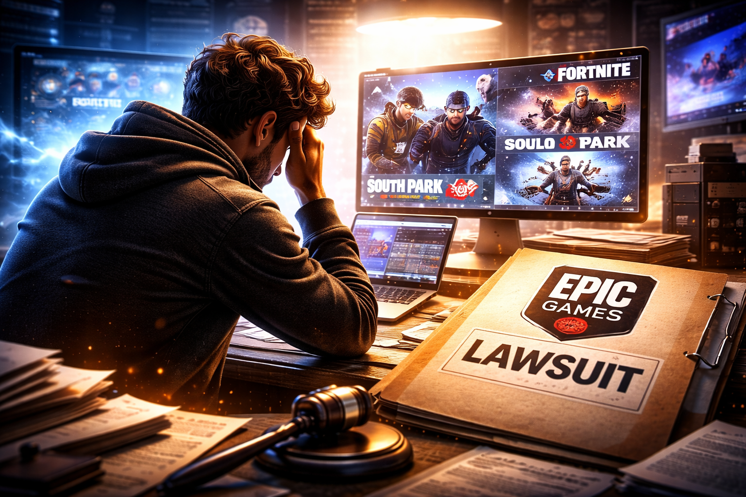 Escena tensa ligada a filtraciones de Fortnite y la demanda de Epic Games contra un excontratista