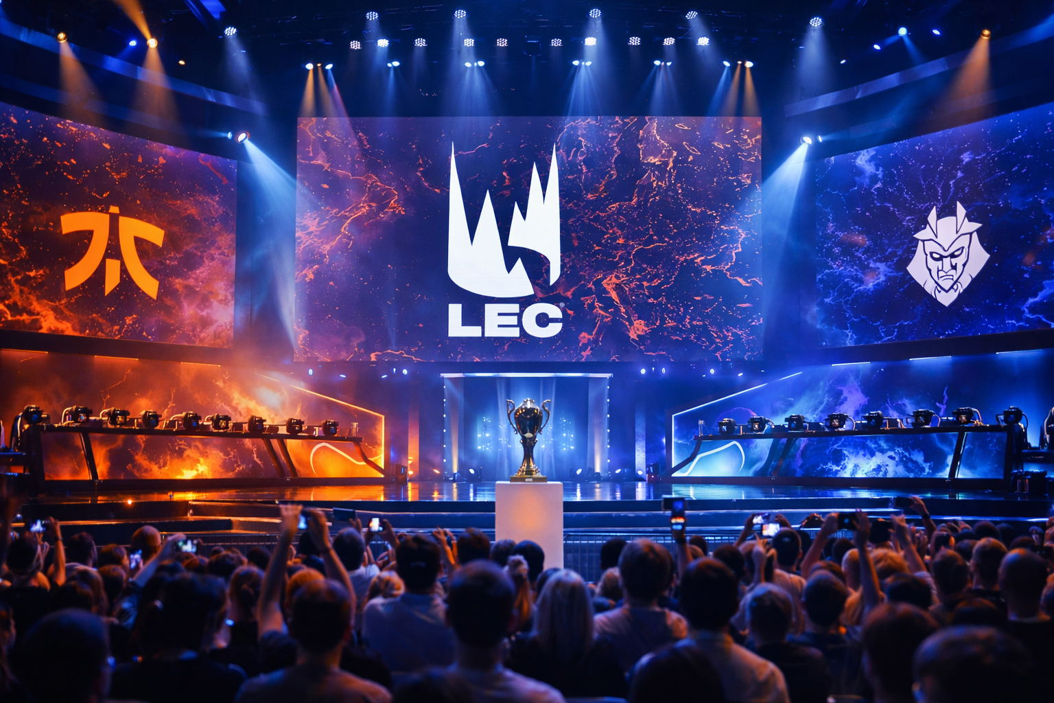 Escenario de la LEC con ambiente competitivo y público encendido de cara al Spring Split 2026