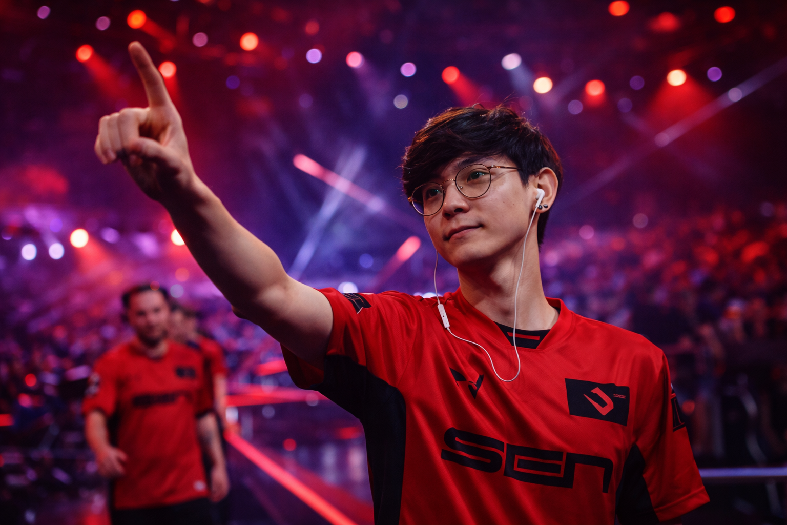 TenZ sobre el escenario con Sentinels en una imagen que revive el hype por su posible regreso al VCT