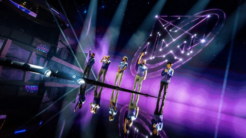 Nigma Galaxy sobre el escenario en Dota 2 The International 2025