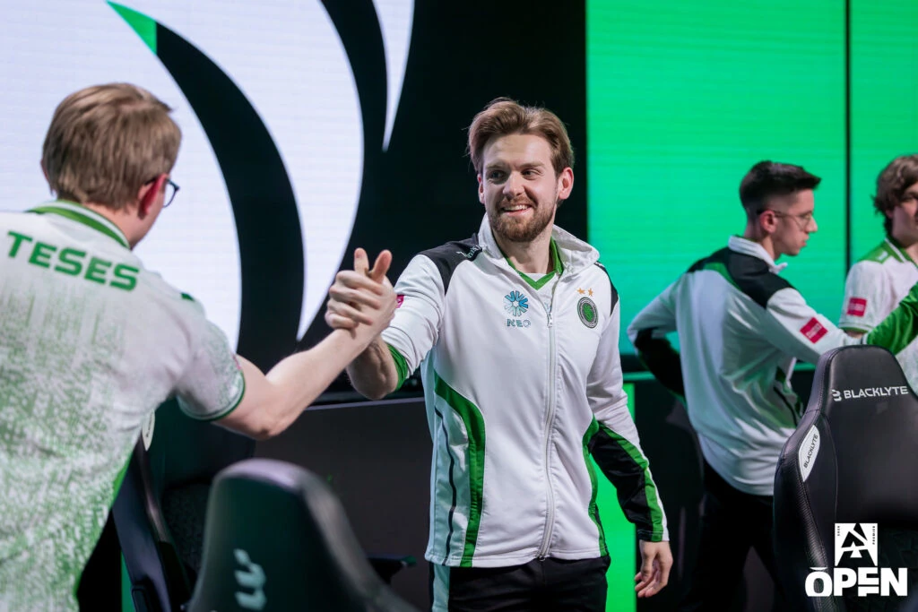 NiKo smiles after a win for Falcons