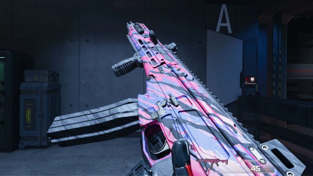 Sturmwolf 45 con camuflaje Vivid en Firing Range en Warzone