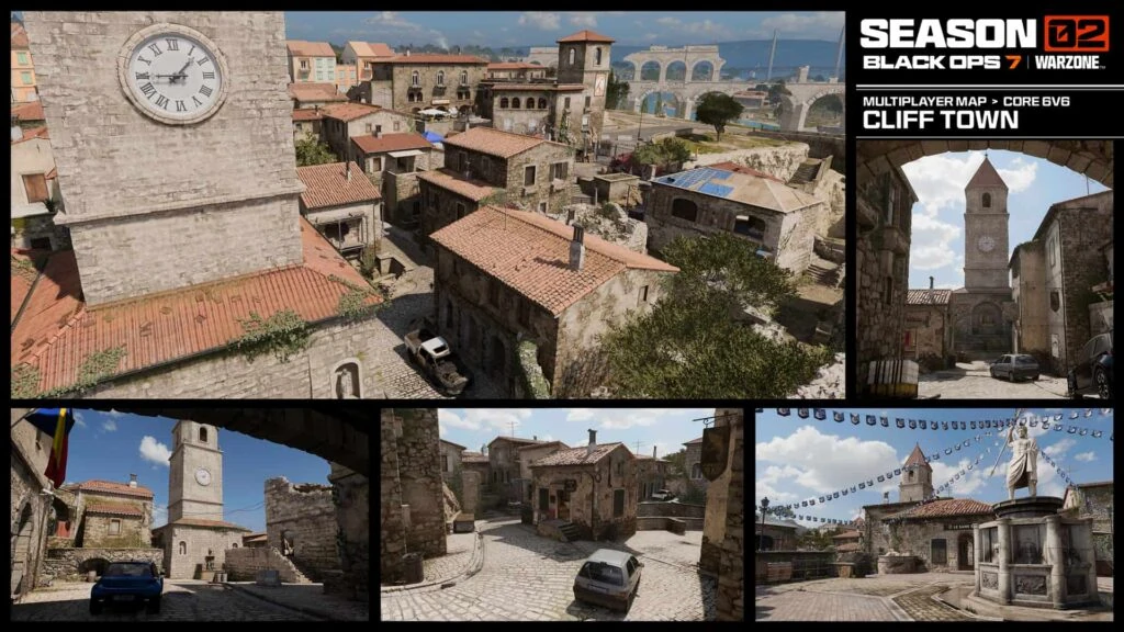 Mapa Cliff Town en Black Ops 7