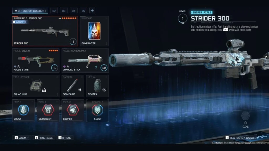 Mejor configuración de clase del Strider 300 en BO7, con los perks y el equipamiento más óptimos