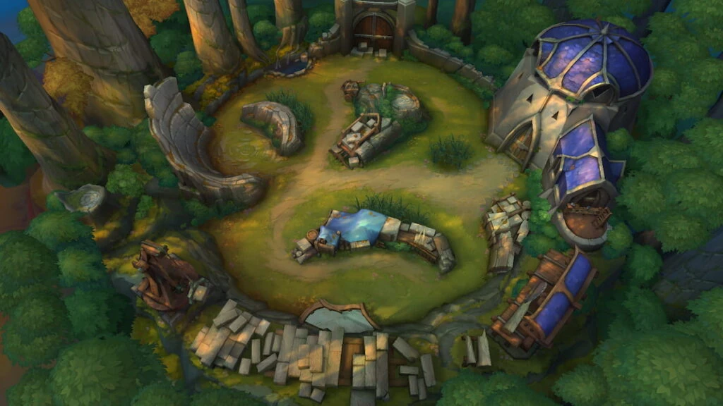 Imagen que muestra Petricite Grove de Arena 2026 en League of Legends.