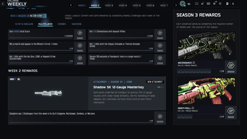 Desafíos de Multiplayer de la Semana 2 en Black Ops 7 Temporada 3